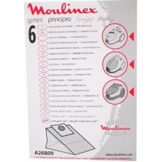 Sacos Aspiradores c/Filtro AP21 (kit 6 sacos) -  Moulinex